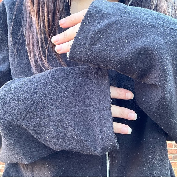 Tequila Tipsy And Tacos Fleece Jacket Size Medium Made In Ghana Pilling - Picture 4 of 9